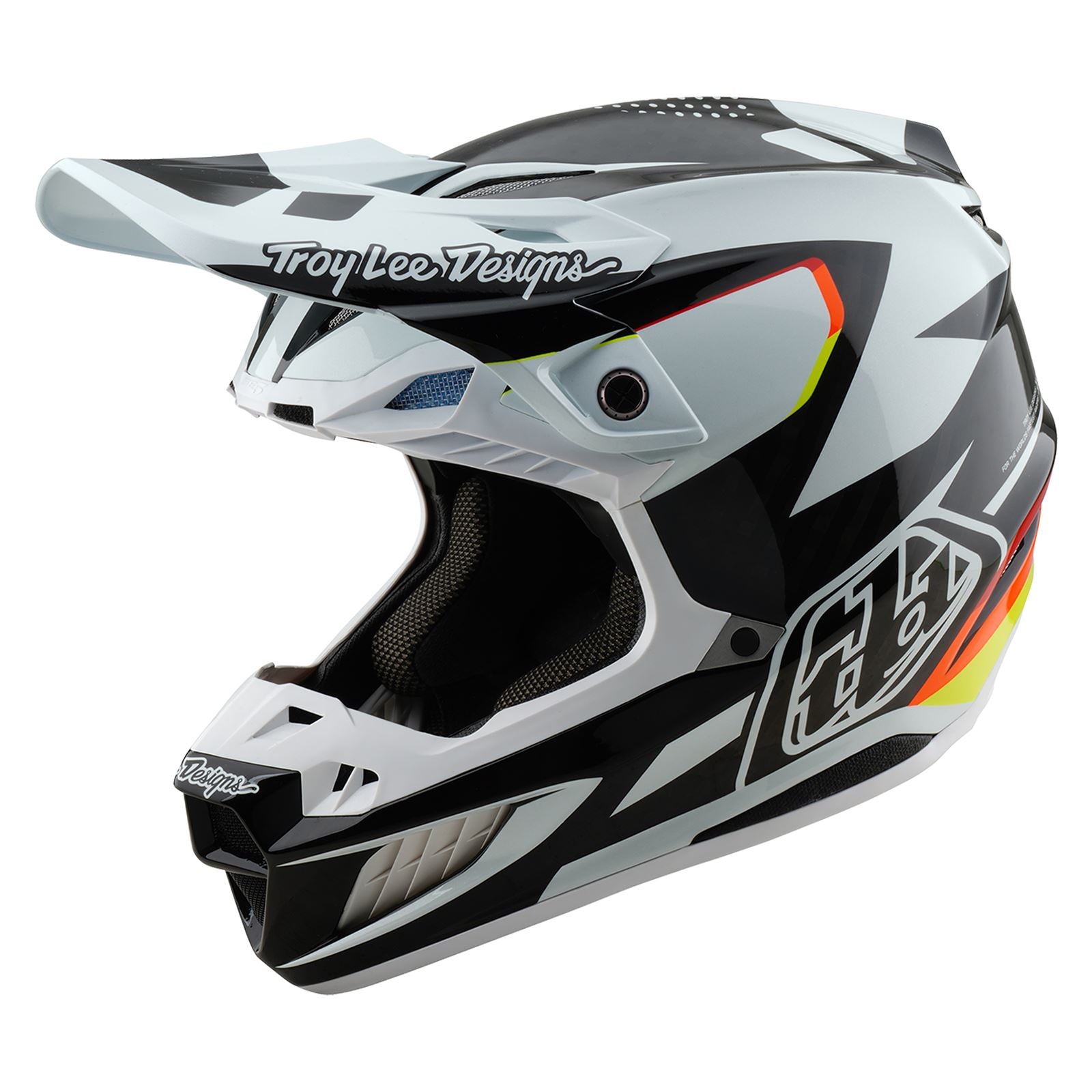 Troy Lee Designs Spring 2025 MX Helmet SE5 Carbon Optic Black